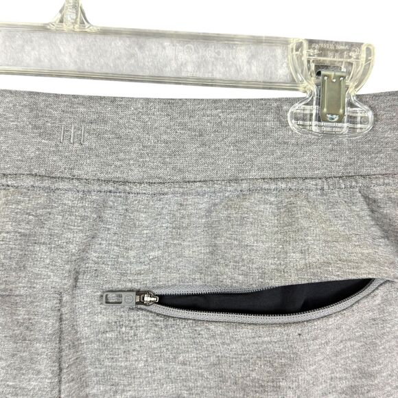 Lululemon City Sweat Shorts French Terry 9” Inseam Heathered Gray Mens M Pockets - Picture 4 of 11